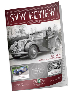 SVW Review magazine cover