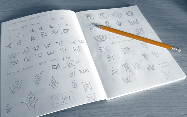 EW Logo sketches